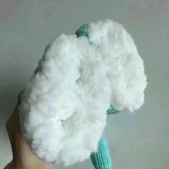 NWT Just Cozy One Size Blue Knit Mittens Acrylic Polyester  Winter Warm - Picture 6 of 12